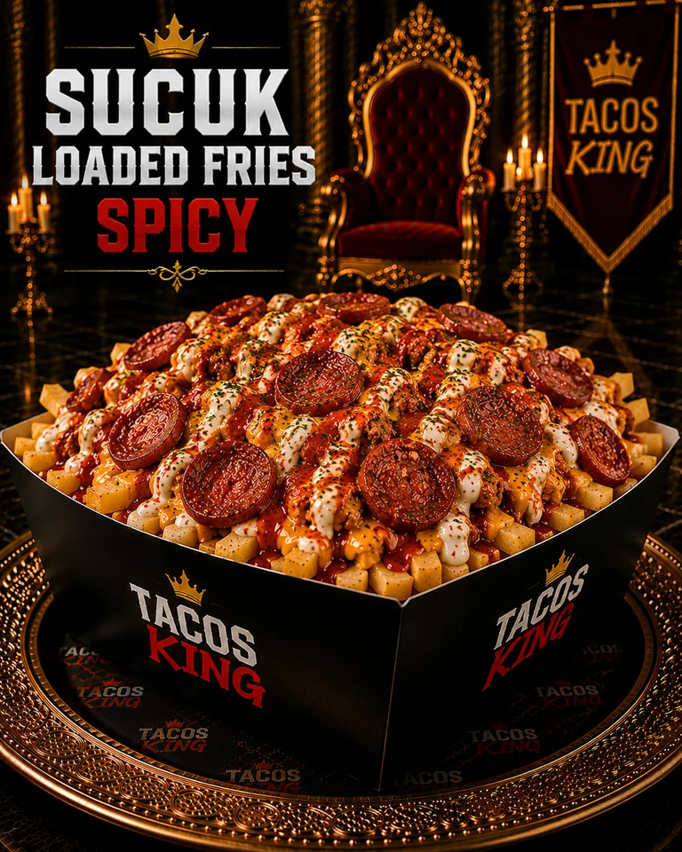 Loaded Fries Sucuk Spicy Tacosking